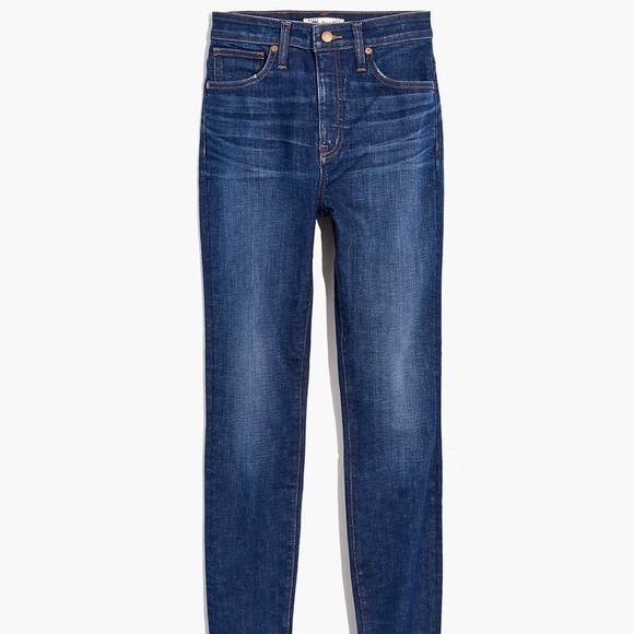 NWOT Madewell Curvy 10” High Rise Jean Moreaux Dark Wash - 23 - Picture 2 of 10